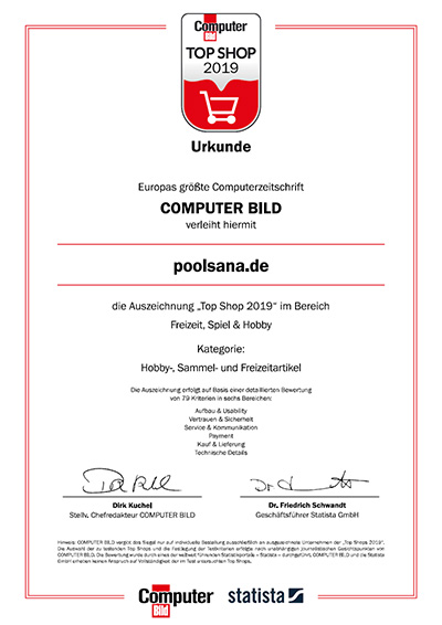 Top Shop 2019 Urkunde