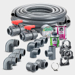 Set Erdbeständiges țeavă 50 mm pentru piscine scufundate