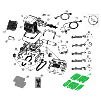 PVC-Bürsten, 5 Stück im Set für Warrior 4.0 / Warrior Next / Phantom Plus (Hellgrau) PVC-Bürsten, 5 Stück im Set für Warrior 4.0 / Warrior Next / Phantom Plus (Hellgrau)