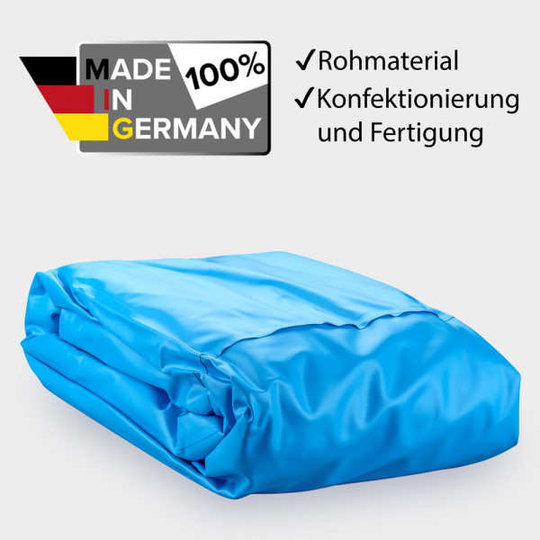 Sonderposten: Poolfolie 0,6 mm für Achtformpools 9,20 x 6,00 x 1,20 m, blau | Keilbiese