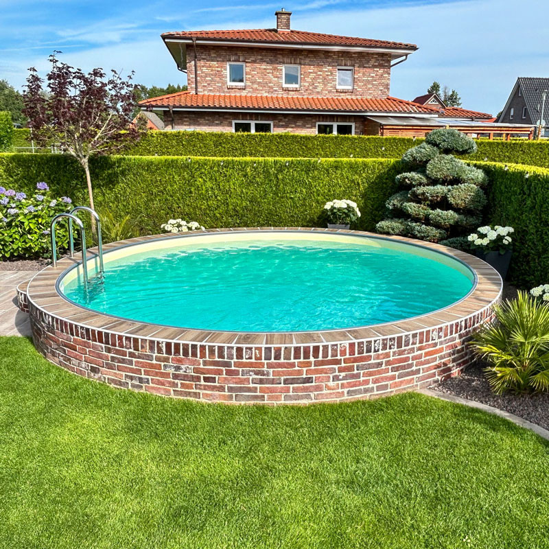Rundpool Ideen zur Gestaltung im Garten - Von aufgestellt bis eingelassen