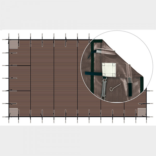 Sicherheits-Netzabdeckung POOLSANA PERFOR PLUS für Rechteckpools