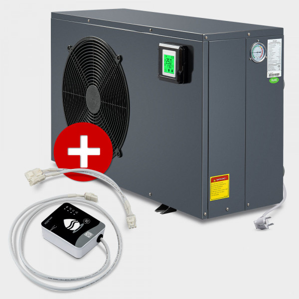 Poolheizung Schwimmbad-Wärmepumpe POOLSANA PRIME 10 + Wi-Fi Modul