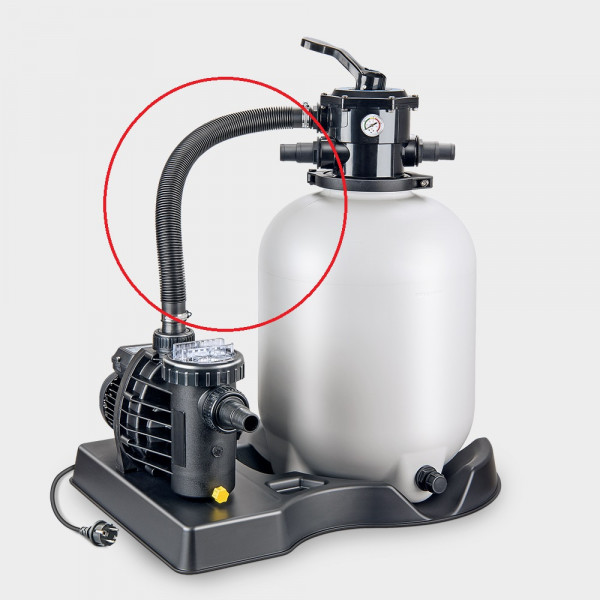 Verbindungsschlauch Mehrwegeventil zur Pumpe 60 cm für OKU Kessel Ø 400 mm