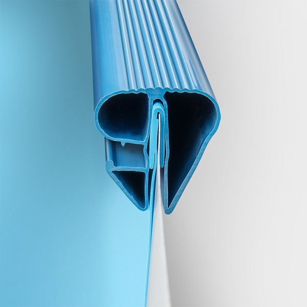 Kompletter Satz POOLSANA Kombi-Spezialhandlauf für HQ-Stahlwandbecken | Farbe: Blau