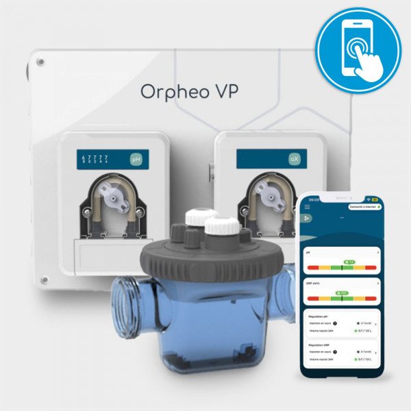 Automatische Wifi-Dosieranlage Orpheo VP für pH/Chlor