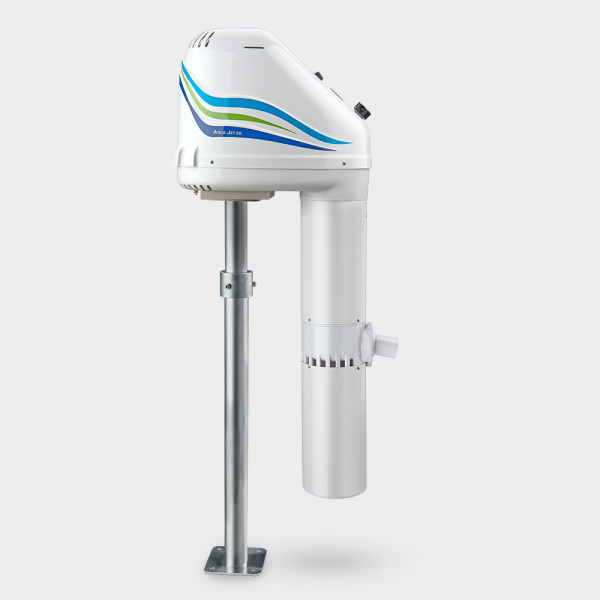 Set: Einhänge-Gegenstromanlage POOLSANA Top-Jet 50 + Stützfuß