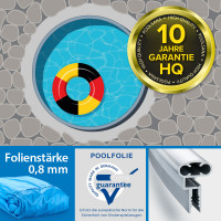 Einzelbecken Stahlwand-Rundpool POOLSANA HQ 4,50 x 1,50 m mit Aluminium Kombi-Handlauf Einzelbecken Stahlwand-Rundpool POOLSANA HQ 4,50 x 1,50 m mit Aluminium Kombi-Handlauf