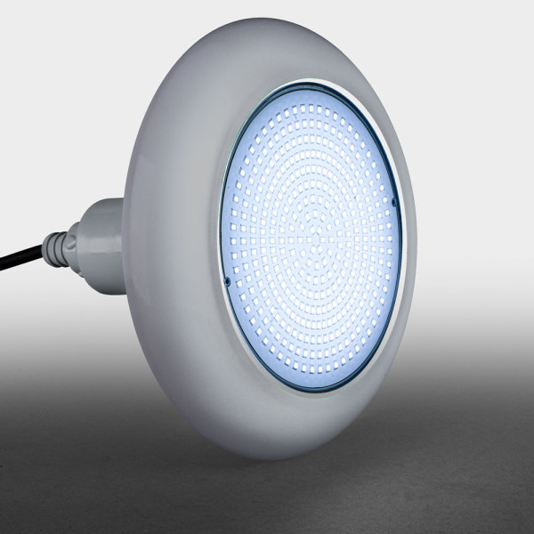 LED Poolbeleuchtung POOLSANA VARIO 18W Weiß | Blende grau