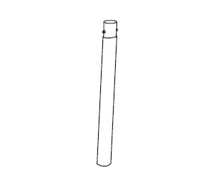 Vertikales Bein für Frame Pool POLE Rund 366 x 91 cm