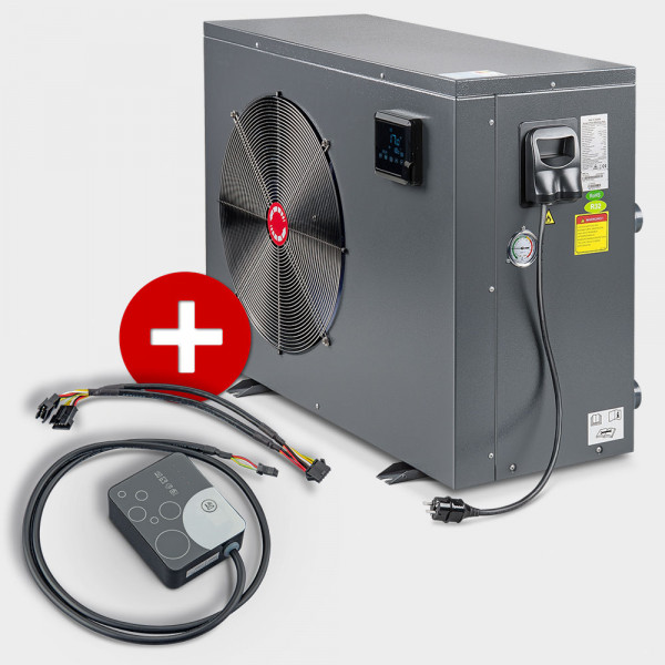 Schwimmbad Full-Inverter-Wärmepumpe POOLSANA InverPRO 17 + Wi-Fi Modul