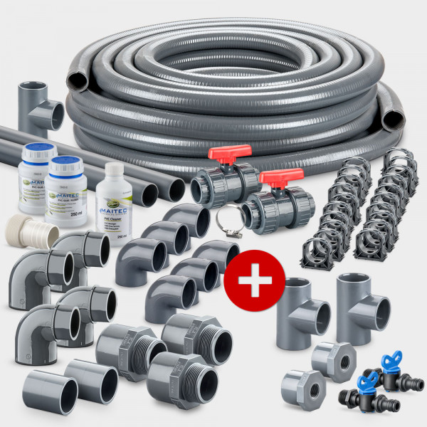 POOLSANA Rechteckpool 8,00 x 4,00 x 1,50 m | 4D-Folie 0,9 mm sand | PROFI-Set