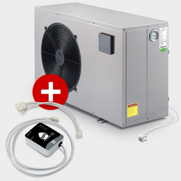 Poolheizung Schwimmbad-Wärmepumpe POOLSANA PROMO NEXT 8 + Wi-Fi Modul