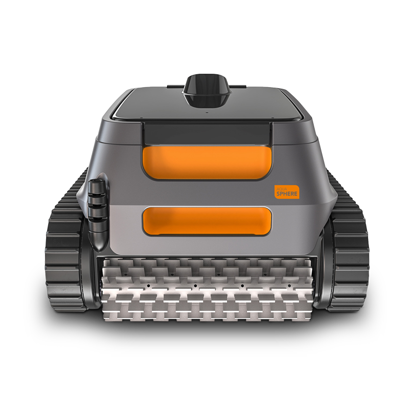 Frontansicht des Poolroboters Aquasphere