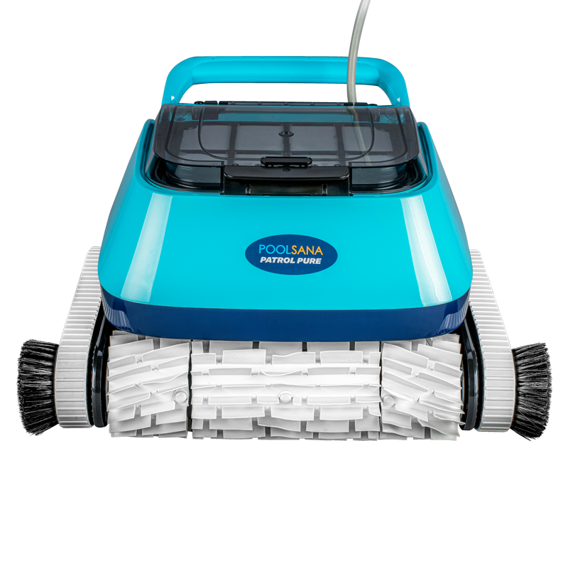 Frontansicht des Poolroboters POOLSANA Patrol Pure