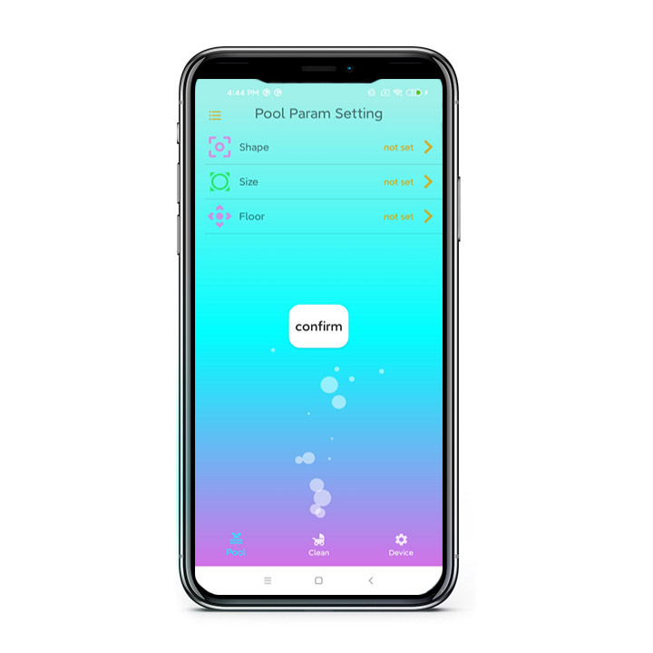 App für den Poolroboter Poolmaid