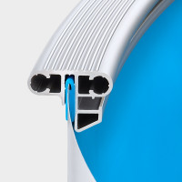 Vorschau: Einzelbecken Aluwand-Ovalpool POOLSANA HQ 6,00 x 3,20 x 1,50 m mit Aluminium Kombi-Handlauf Vorschau: Einzelbecken Aluwand-Ovalpool POOLSANA HQ 6,00 x 3,20 x 1,50 m mit Aluminium Kombi-Handlauf