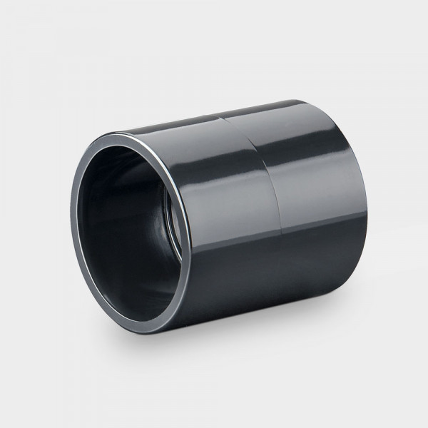 Verbindungsmuffe 50 mm schwarz