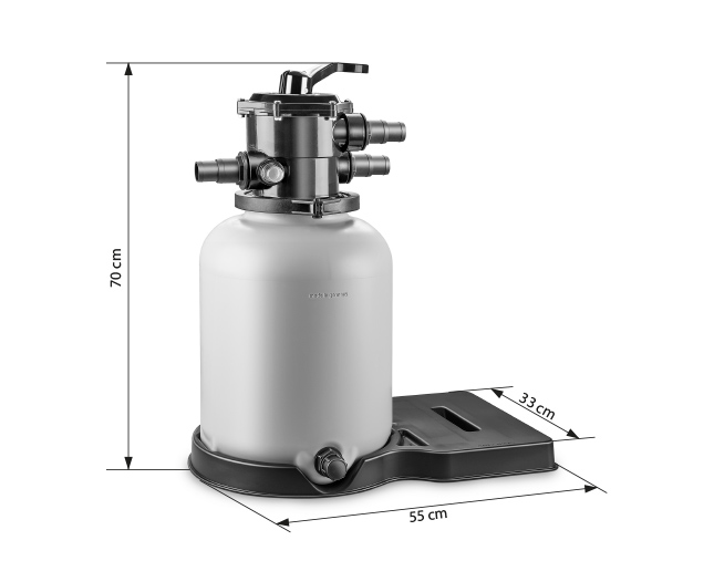 Abmessungen Sandfilteranlage 300