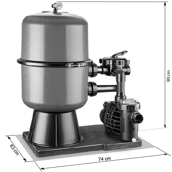 Abmessungen PREMIUM 400 / SPECK PRO PUMP