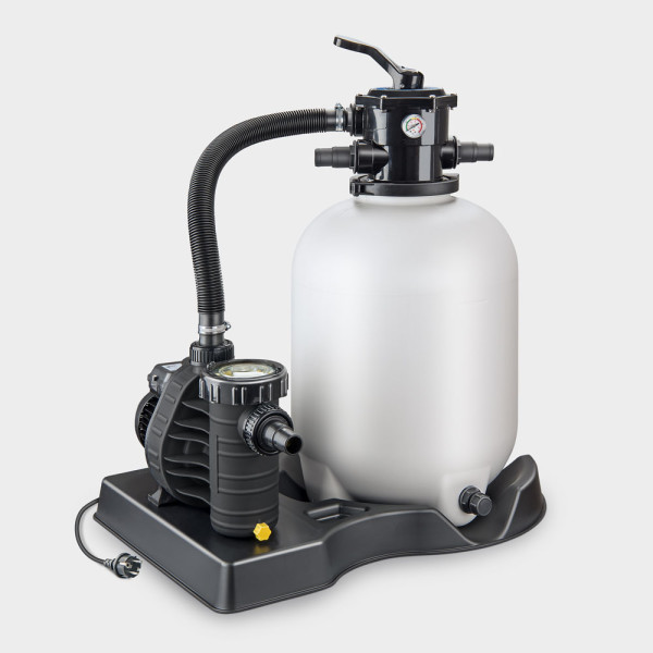 Sandfilteranlage Pro 400/AquaPlus 8 | schwarz