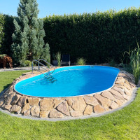 Vorschau: Einzelbecken Aluwand-Ovalpool POOLSANA HQ 6,00 x 3,20 x 1,50 m mit Aluminium Kombi-Handlauf Vorschau: Einzelbecken Aluwand-Ovalpool POOLSANA HQ 6,00 x 3,20 x 1,50 m mit Aluminium Kombi-Handlauf