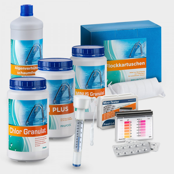 Rundpool PS SQ 4,50 x 1,35 m | Alu-Handlauf | Folie 1,0mm PROFI-Set | Teil-/Kompletteinbau