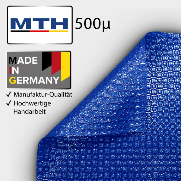 Pool Solarfolie PREMIUM 500 µ OXO Saphirblau für Rechteckbecken