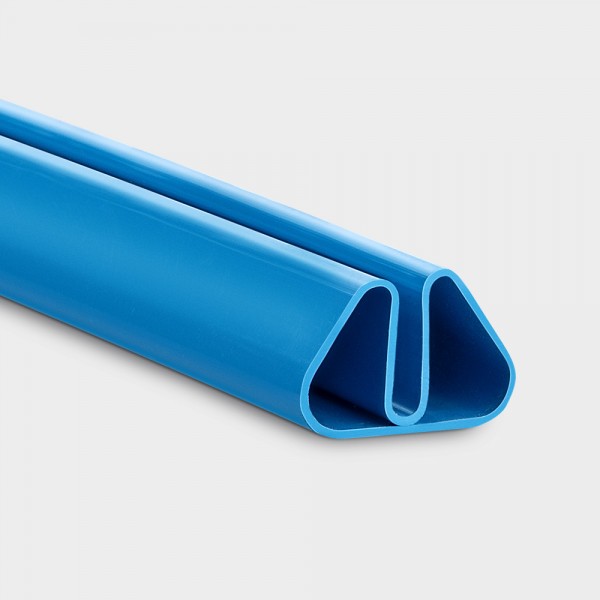 Bodenprofilschienen für Stahlwandbecken | Farbe: Blau