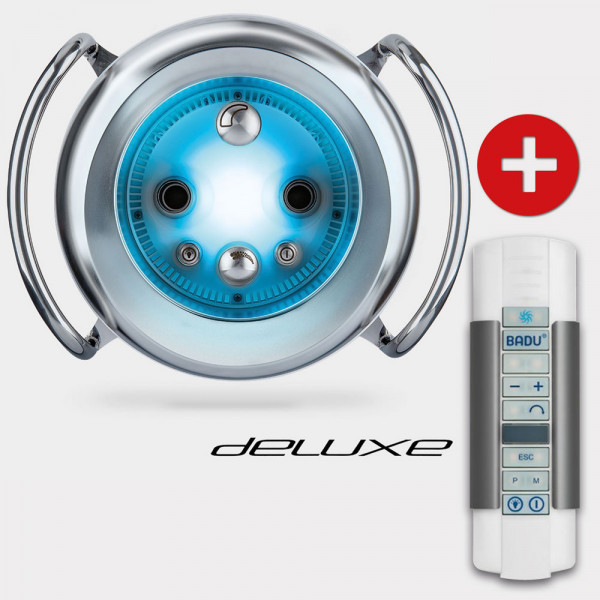 SPECK Fertigbausatz BADUJET Primavera DELUXE mit farbiger LED 4,0 kW 400 V inkl. Fernbedienung