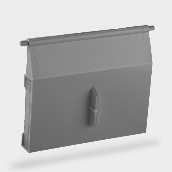 Skimmerklappe für Einbauskimmer Standard | Farbe: Grau