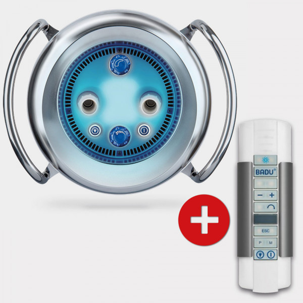 SPECK Fertigbausatz BADUJET Primavera mit farbiger LED 3,0 kW 400 V inkl. Fernbedienung