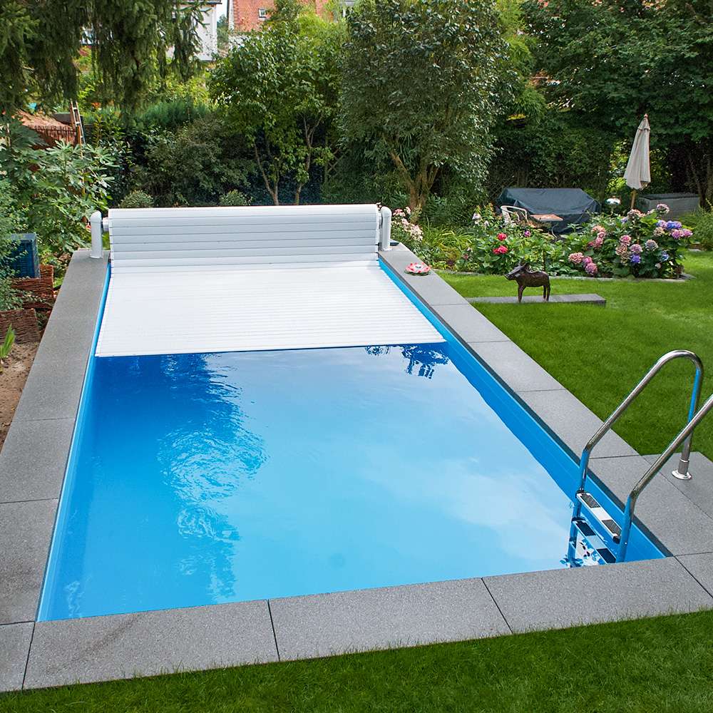 Deluxe Poolabdeckung Winde Mit Kabel – 30,5 M Kunststoff-Drahtseil, Federbelastet