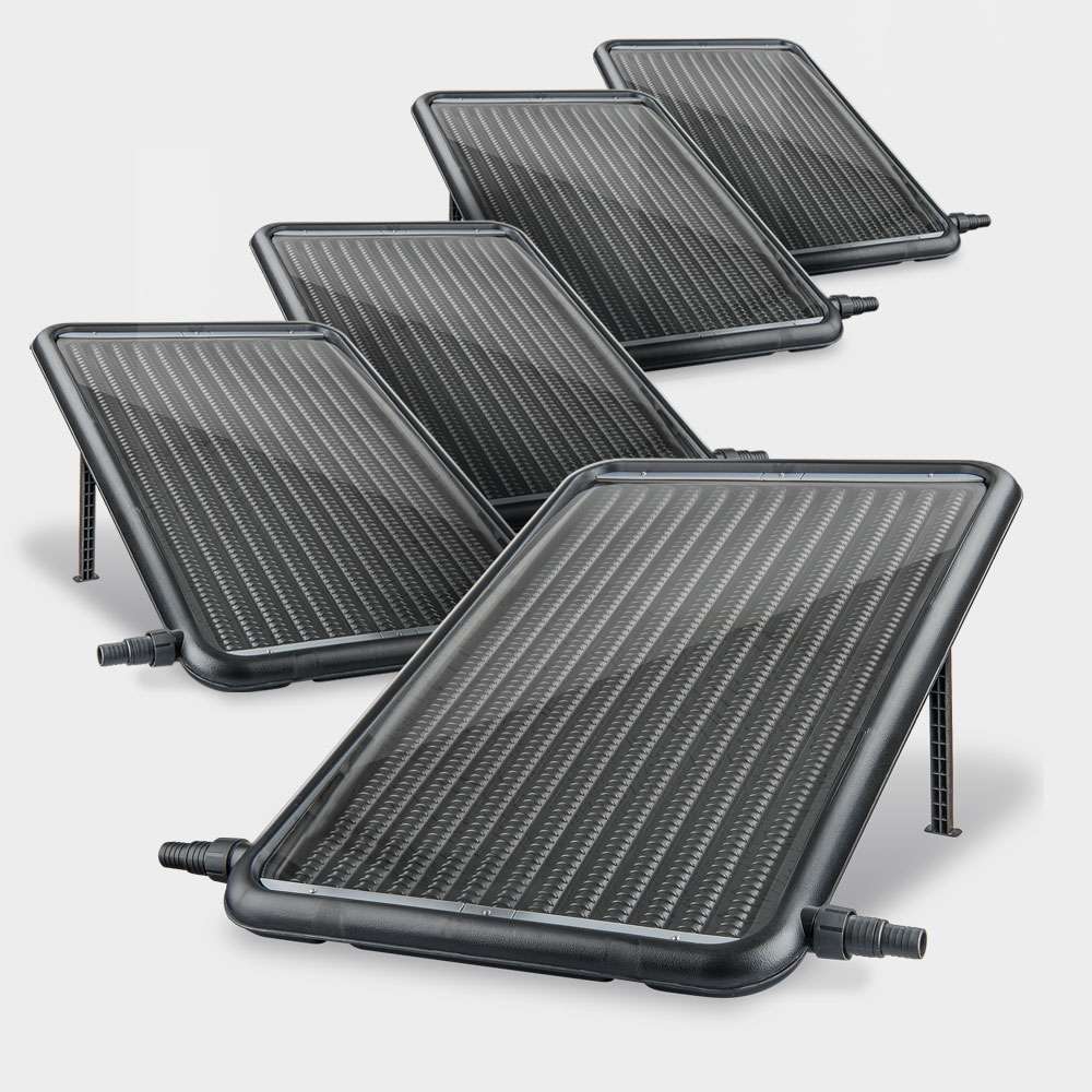 FANTASK Solar-Poolheizung 5m - PE Solarkollektoren Für Pools Bis 21.500 Liter