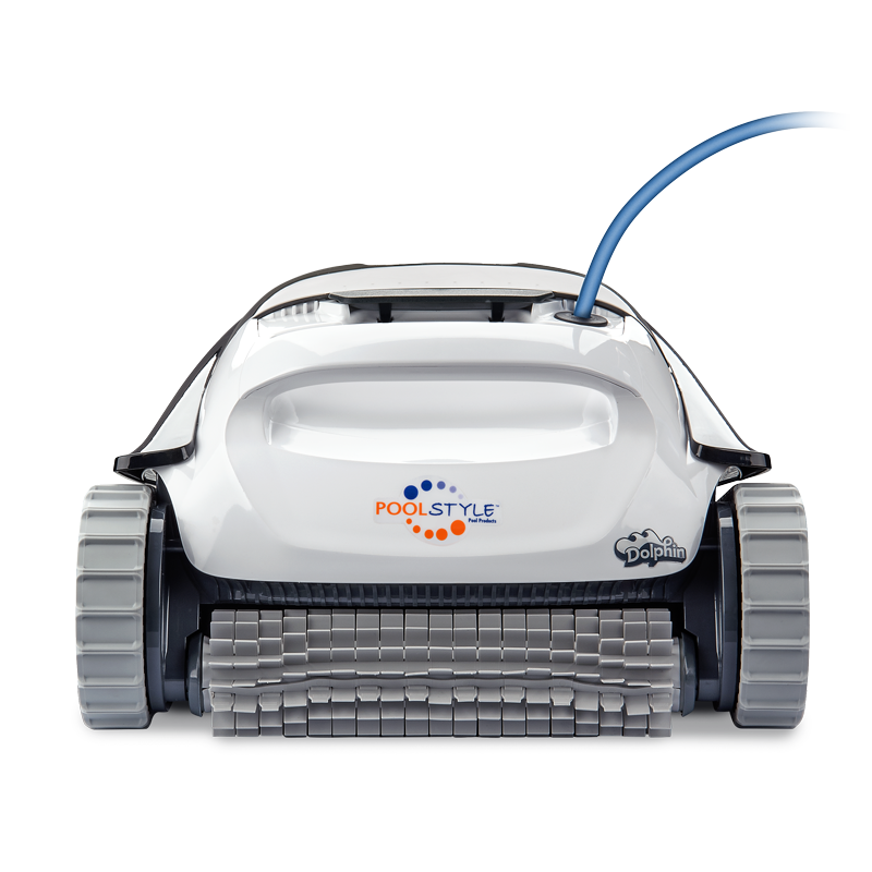Frontansicht des Poolroboters Dolphin Poolstyle Plus