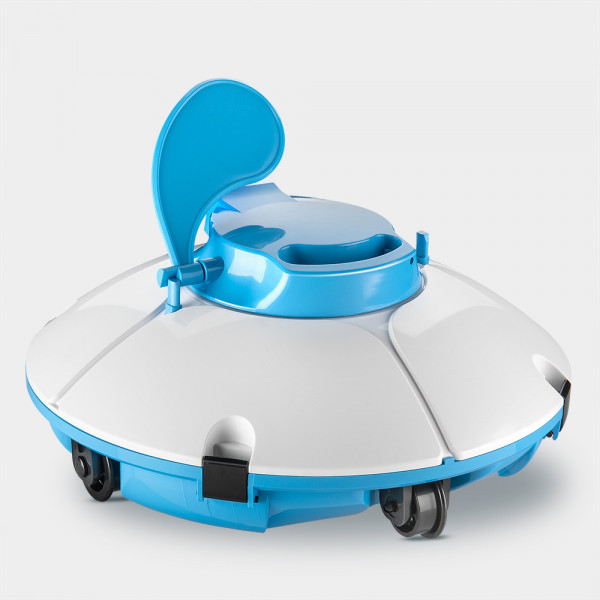 Sonderposten: Kabelloser Akku-Poolroboter POOLSANA Frisbee (blau)