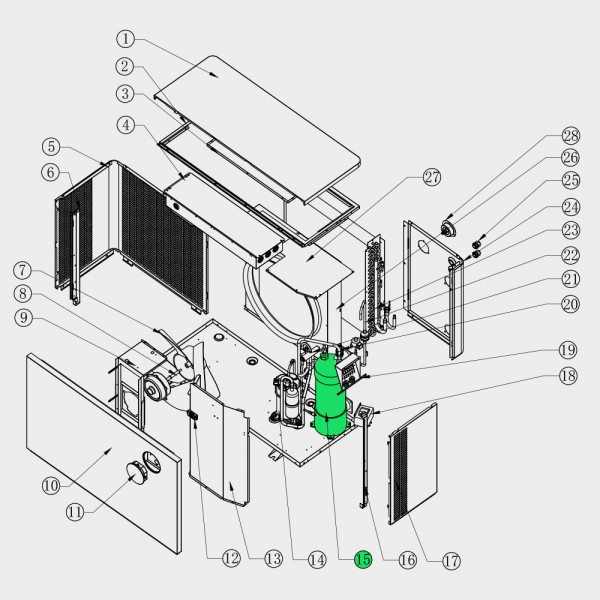 Titan-Wärmetauscher für InverPlatinum 11