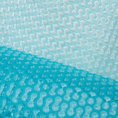 Oval Solarplane Solarfolie Poolabdeckung 7,3x3,7m Blau