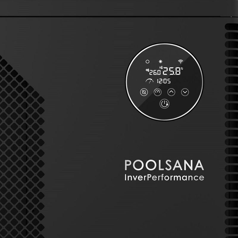 Displayanzeige der Inverterwärmepumpe InverPerformance