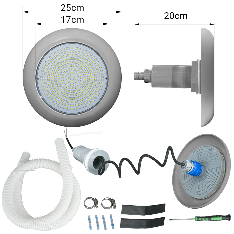 Lieferumfang POOLSANA LED Scheinwerfer VARIO