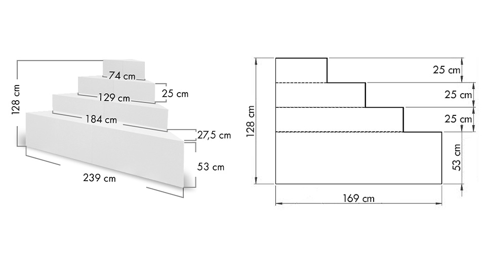 Skizze Unterbautreppe