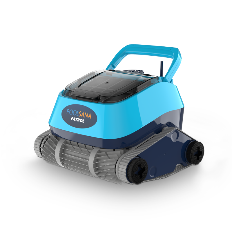 Frontansicht des Poolroboters POOLSANA Patrol